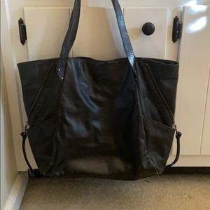 Kooba Black Leather Tote